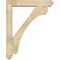 Ekena Millwork Legacy Arts and Crafts Rough Sawn Bracket w/ Offset Brace, Douglas Fir, 6"W x 32"D x 40"H BKT0604X32X40LEC03RDF - alternate 3